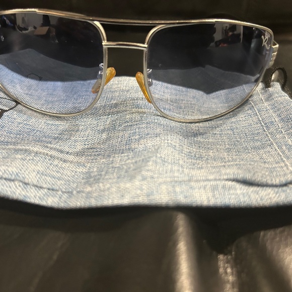 Rocawear Silver Aviator Sunglasses - Picture 1 of 8
